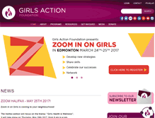 Tablet Screenshot of girlsactionfoundation.ca